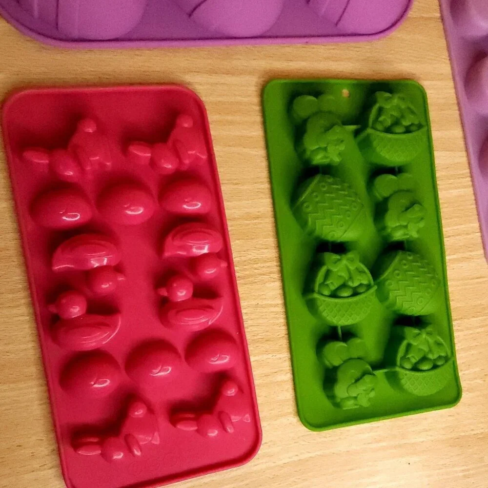 Easter Silicone Baking Molds Lot